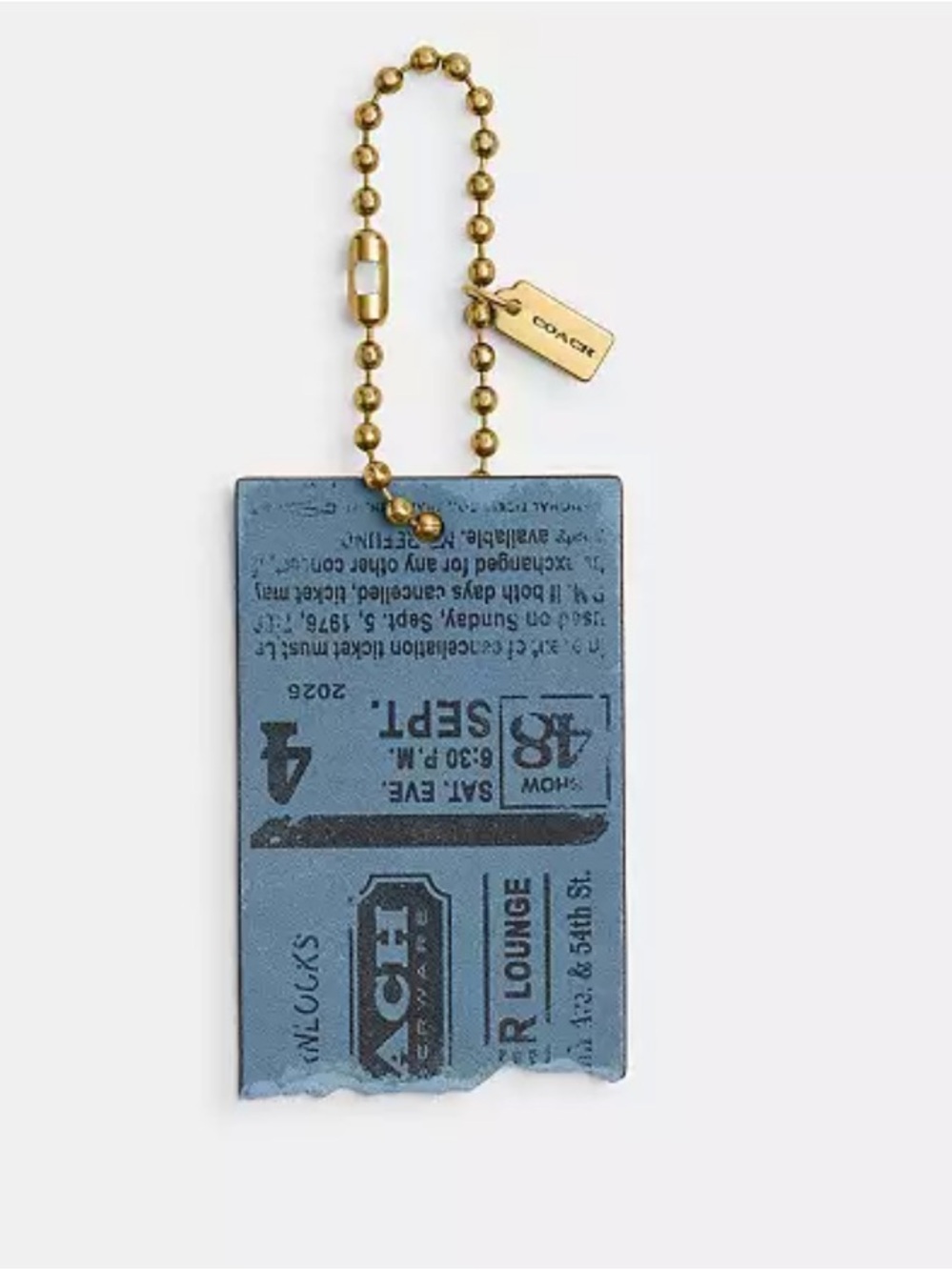 Coach Turnlocks Concert Bag Charm
